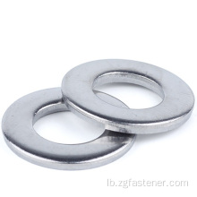 Einfache Washers fir Bolzen mat schwéiere Klampelen Din7349